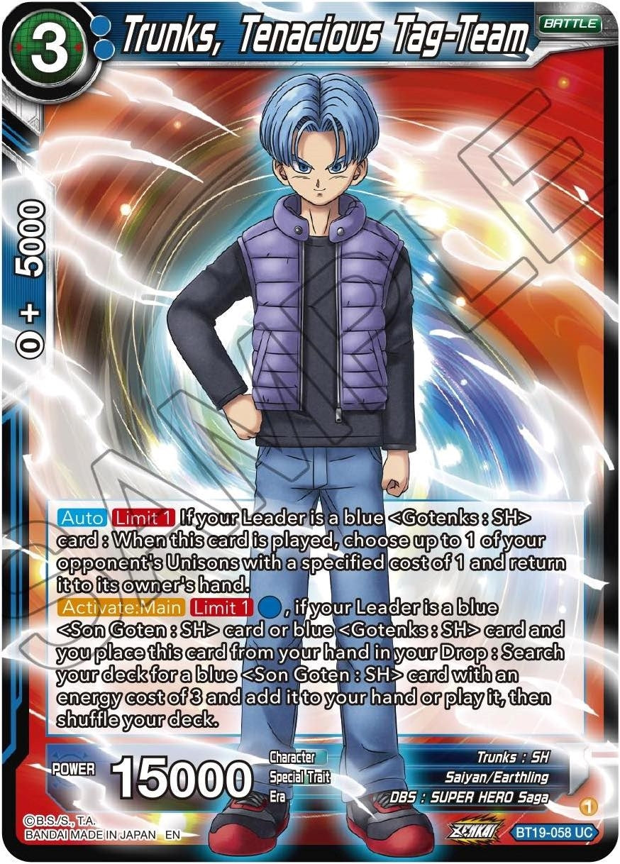 Image for Trunks, Tenacious Tag-Team - Dragon Ball Super: Masters