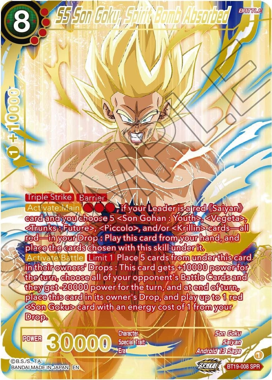 Image for SS Son Goku, Spirit Bomb Absorbed (SPR) - Dragon Ball Super: Masters