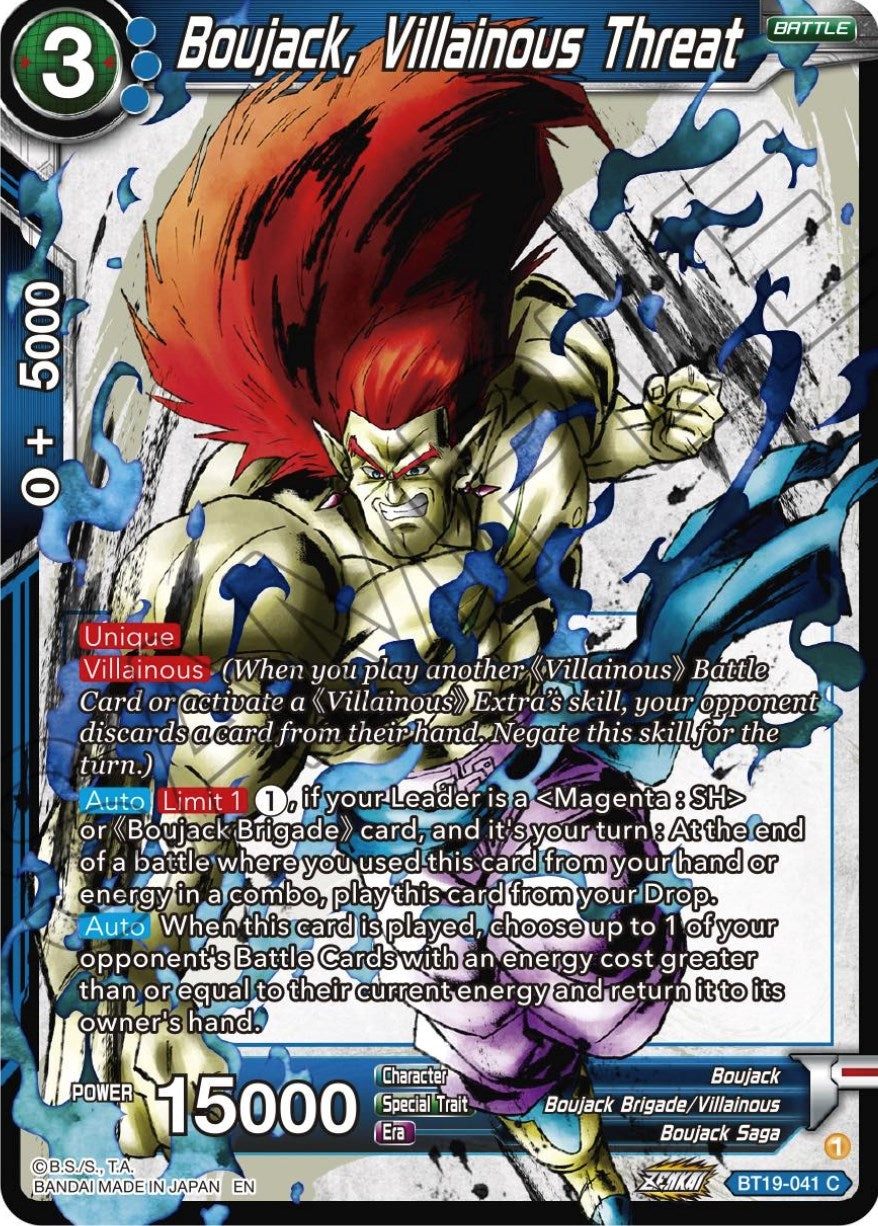 Image for Boujack, Villainous threat - Dragon Ball Super: Masters