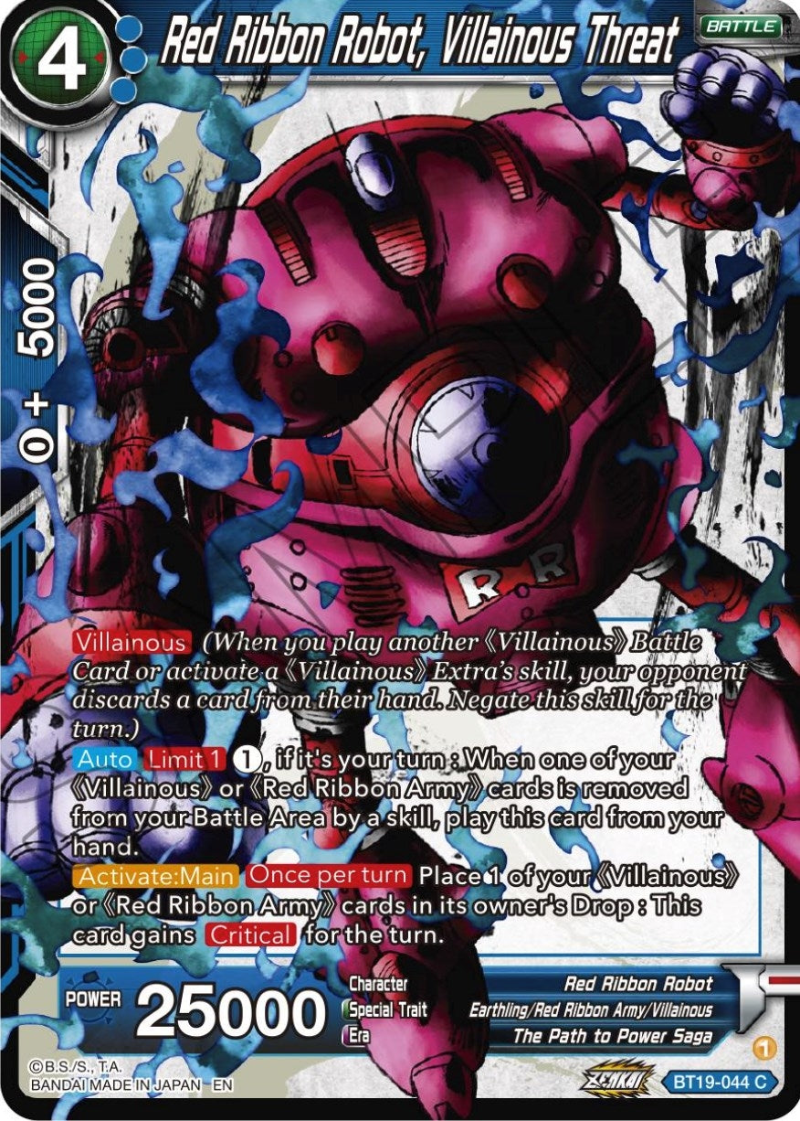 Image for Red Ribbon Robot, Villainous threat - Dragon Ball Super: Masters
