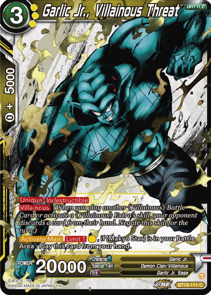 Image for Garlic Jr., Villainous Threat - Dragon Ball Super: Masters