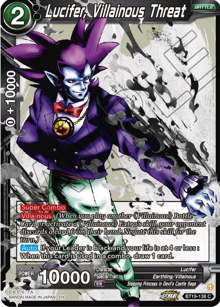 Image for Lucifer, Villainous Threat - Dragon Ball Super: Masters