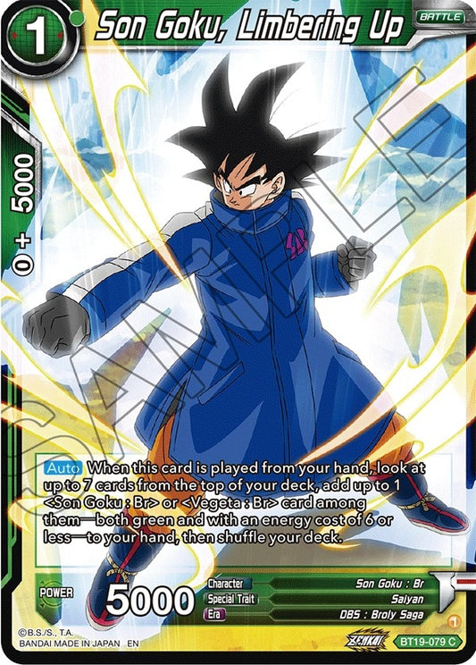 Image for Son Goku, Limbering Up - Dragon Ball Super: Masters