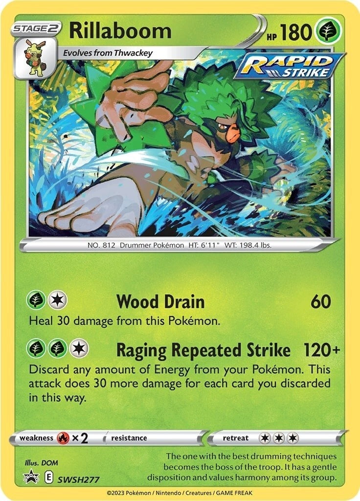 Image for Rillaboom - SWSH277 - Pokemon
