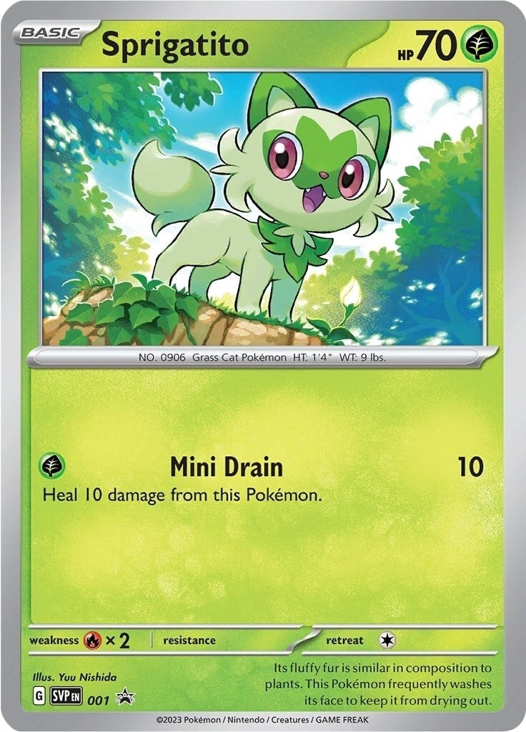Image for Sprigatito - 001 - Pokemon