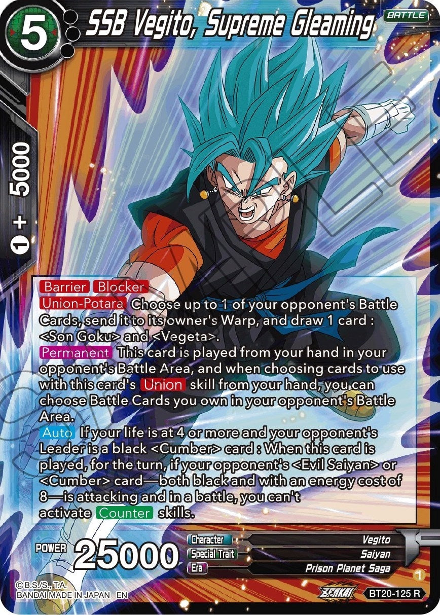 Image for SSB Vegito, Supreme Gleaming - Dragon Ball Super: Masters