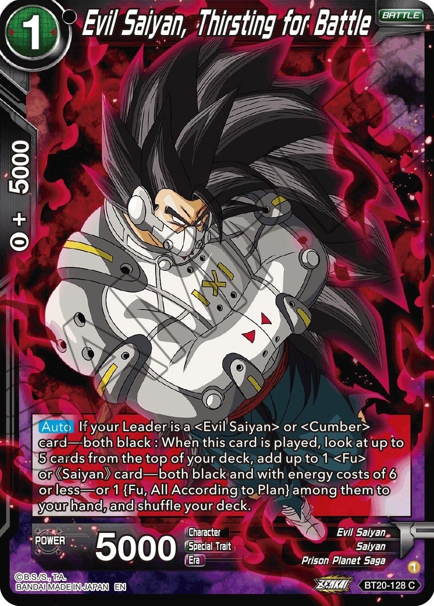 Image for Evil Saiyan, Thirsting for Battle - Dragon Ball Super: Masters