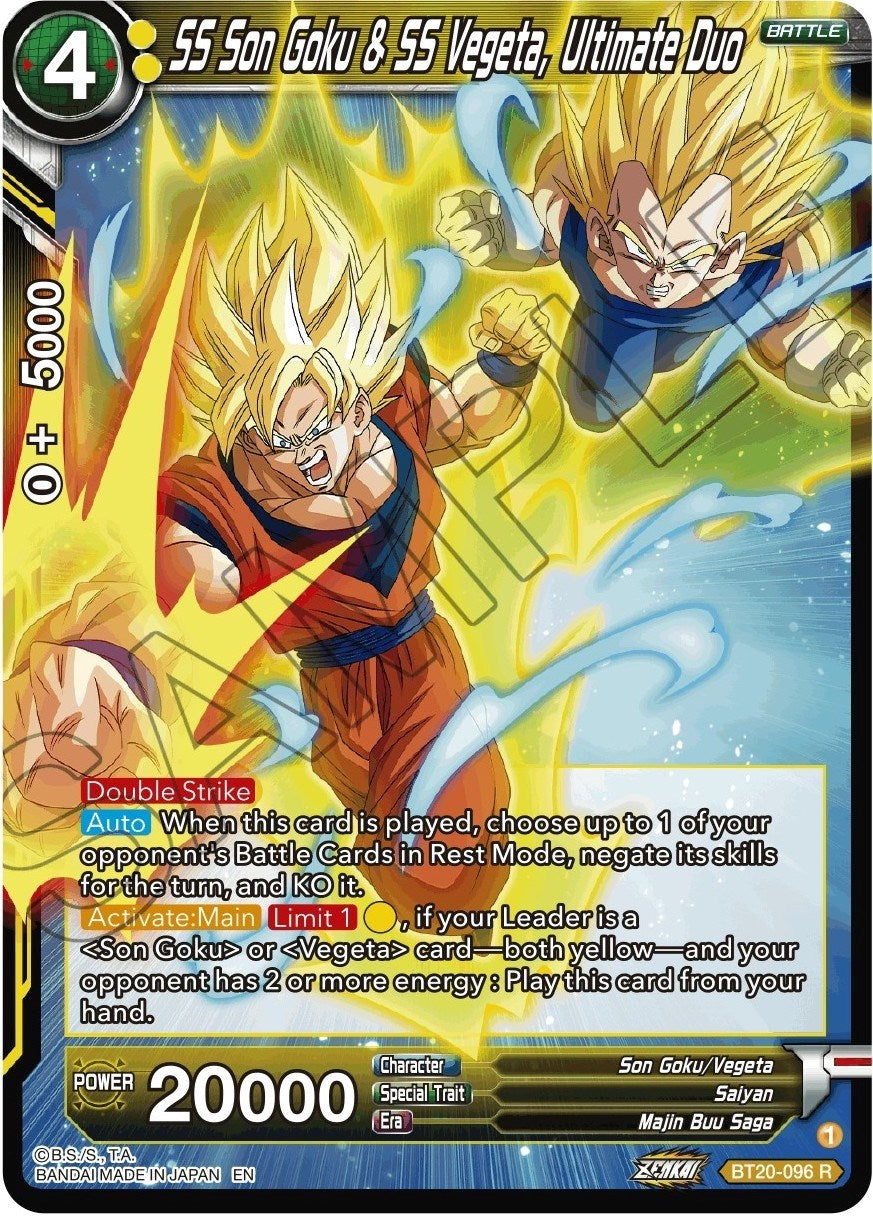 Image for SS Son Goku & SS Vegeta, Ultimate Duo - Dragon Ball Super: Masters