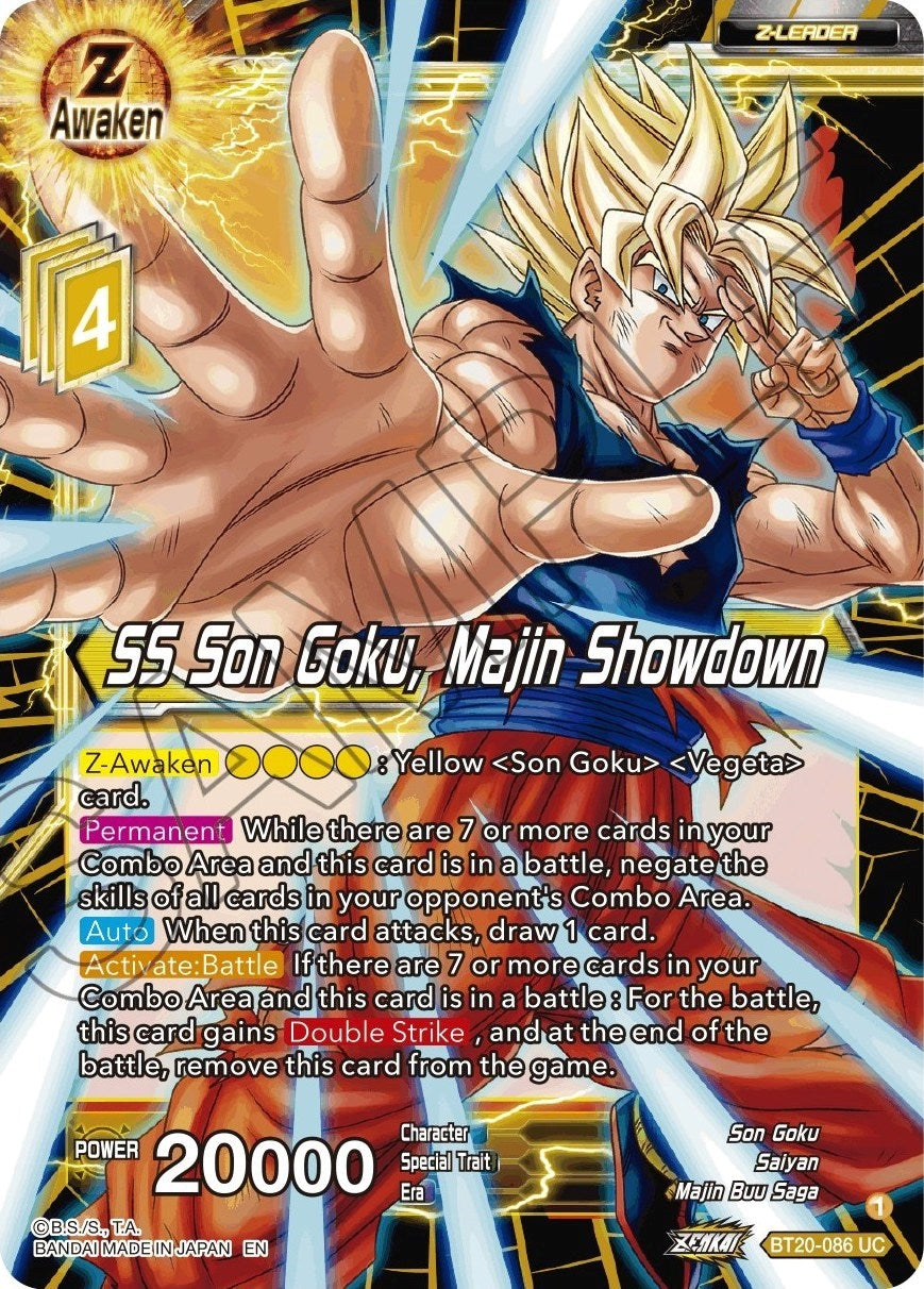 Image for SS Son Goku, Majin Showdown - Dragon Ball Super: Masters