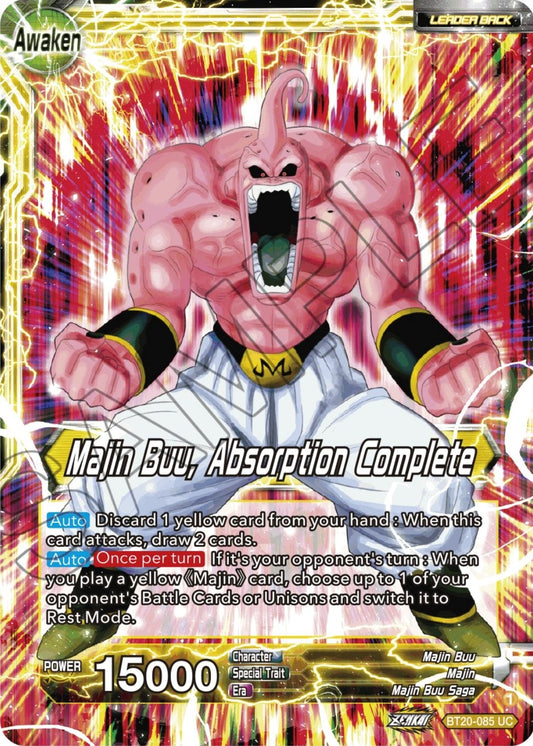 Image for Majin Buu // Majin Buu, Absorption Complete - Dragon Ball Super: Masters