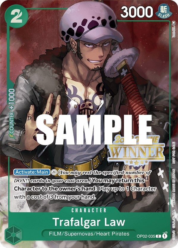 Image for Trafalgar Law (Online Regional 2023) [Winner] - One Piece Card Game