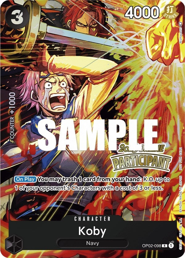 Image for Koby (Online Regional 2023) [Participant] - One Piece Card Game