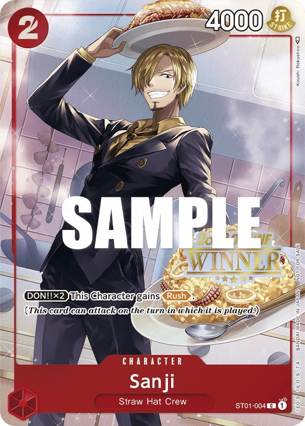 Image for Sanji (Online Regional 2023) [Winner] - One Piece Card Game