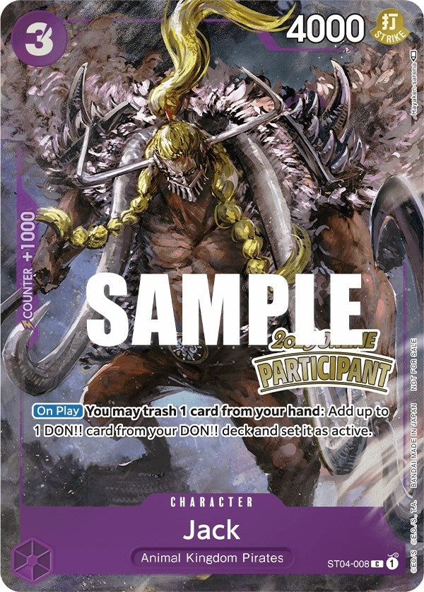Image for Jack (Online Regional 2023) [Participant] - One Piece Card Game