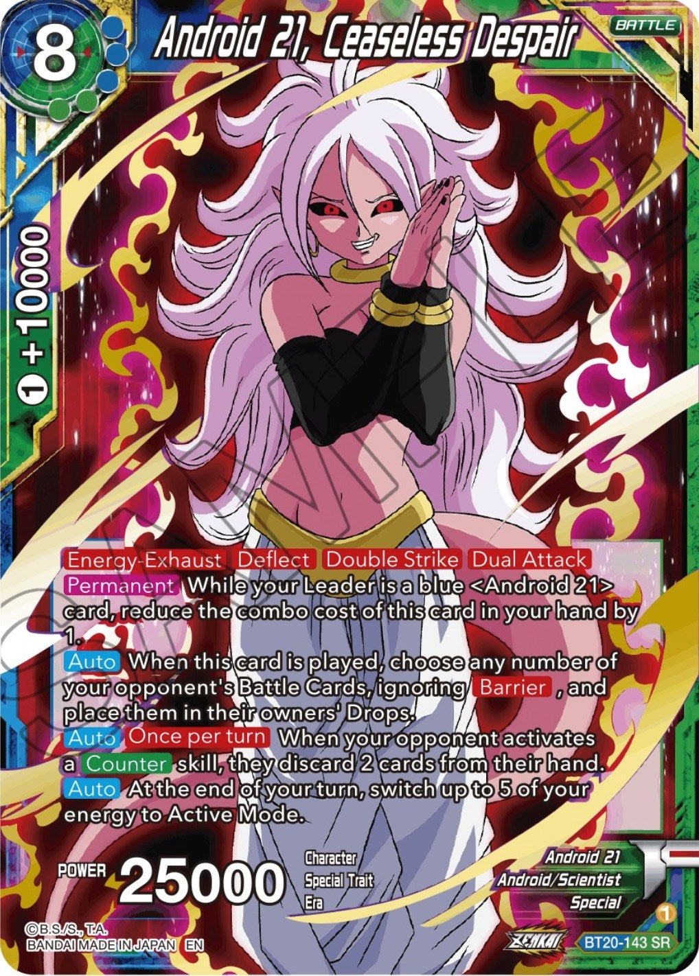 Image for Android 21, Ceaseless Despair - Dragon Ball Super: Masters