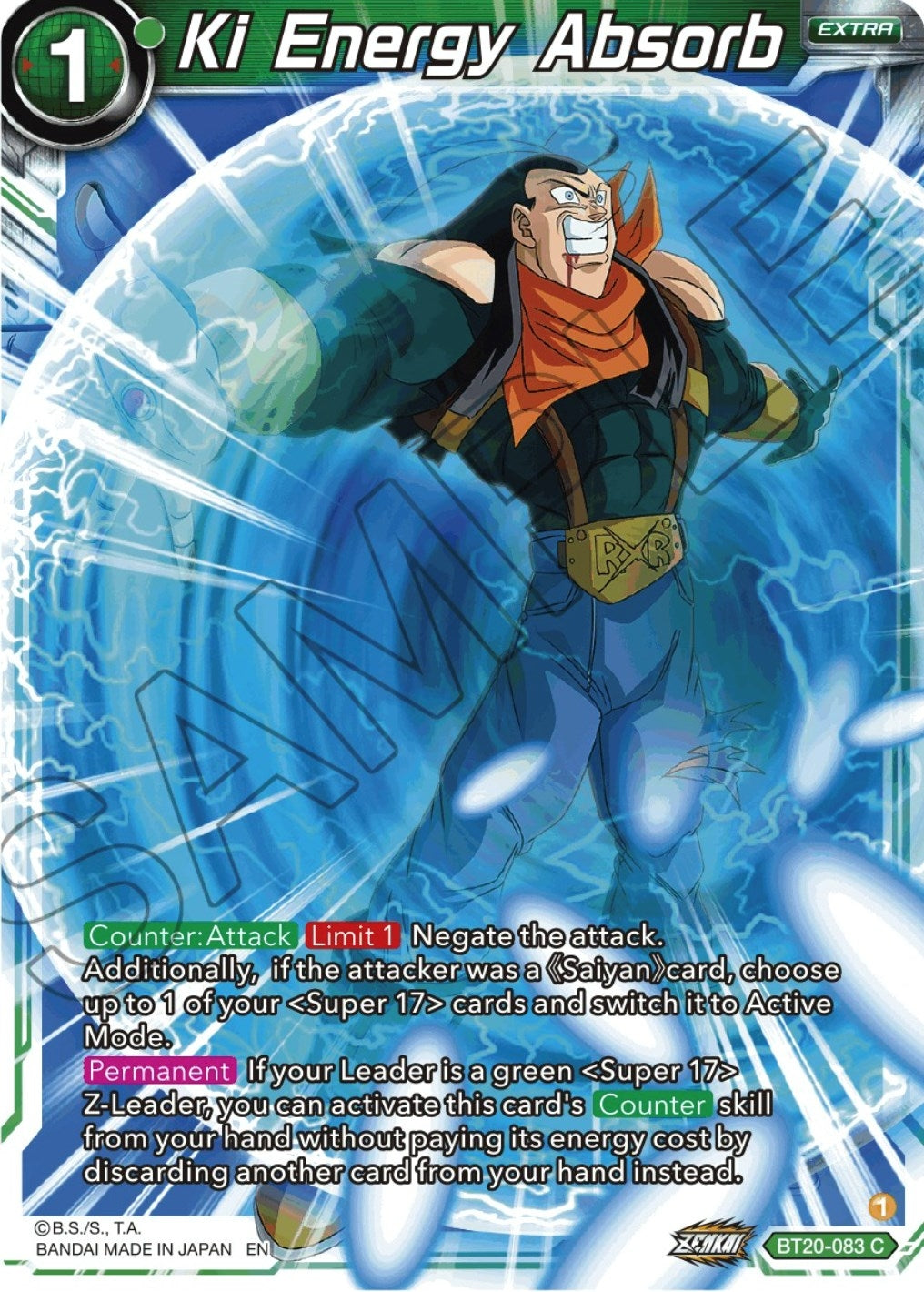 Image for Ki Energy Absorb - Dragon Ball Super: Masters