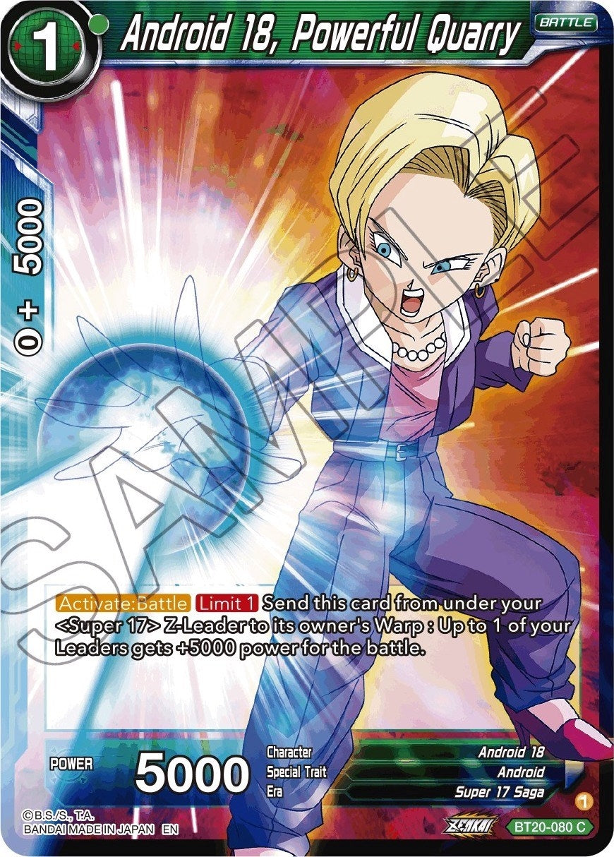 Image for Android 18, Powerful Quarry - Dragon Ball Super: Masters