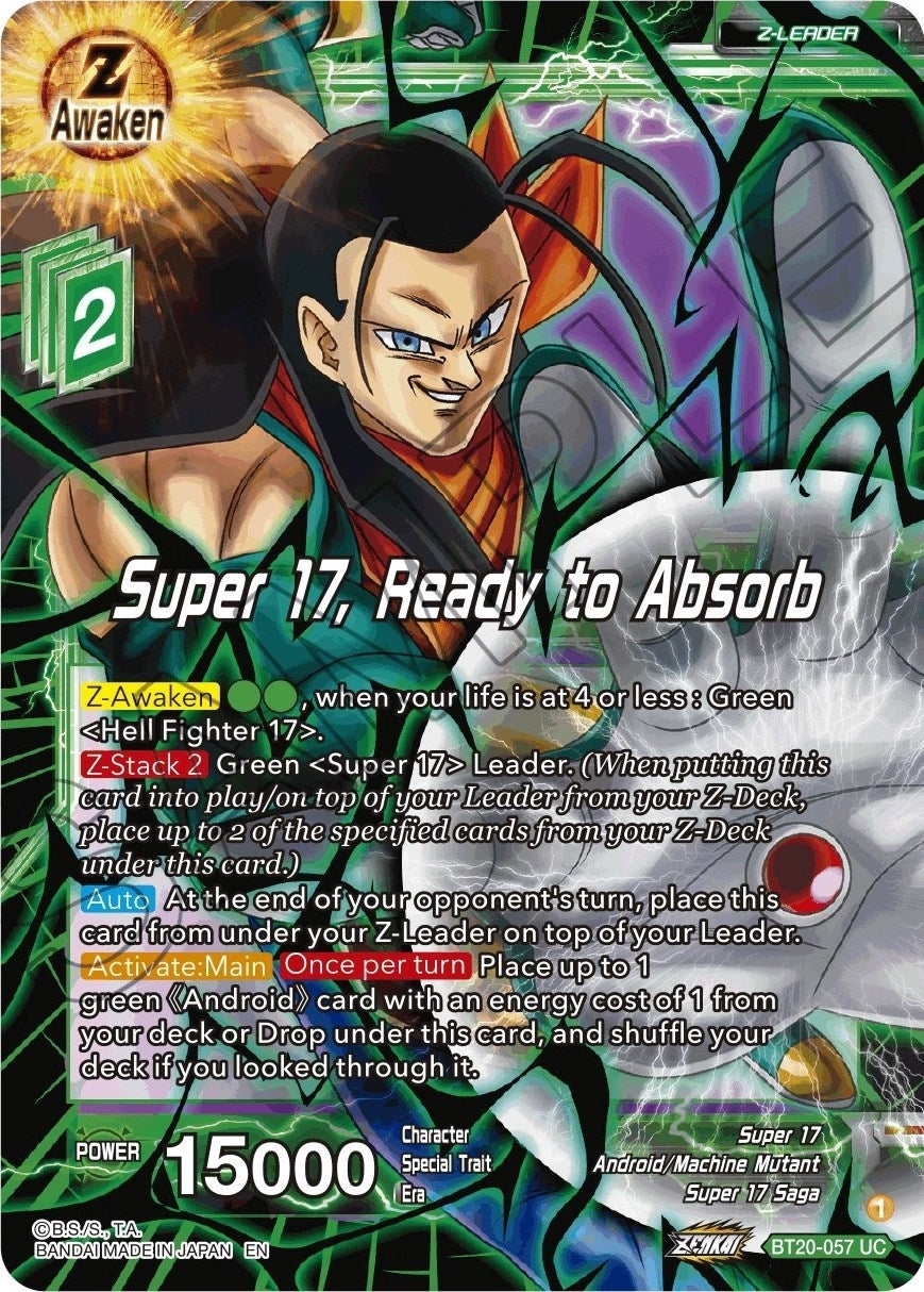 Image for Super 17, Ready to Absorb - Dragon Ball Super: Masters