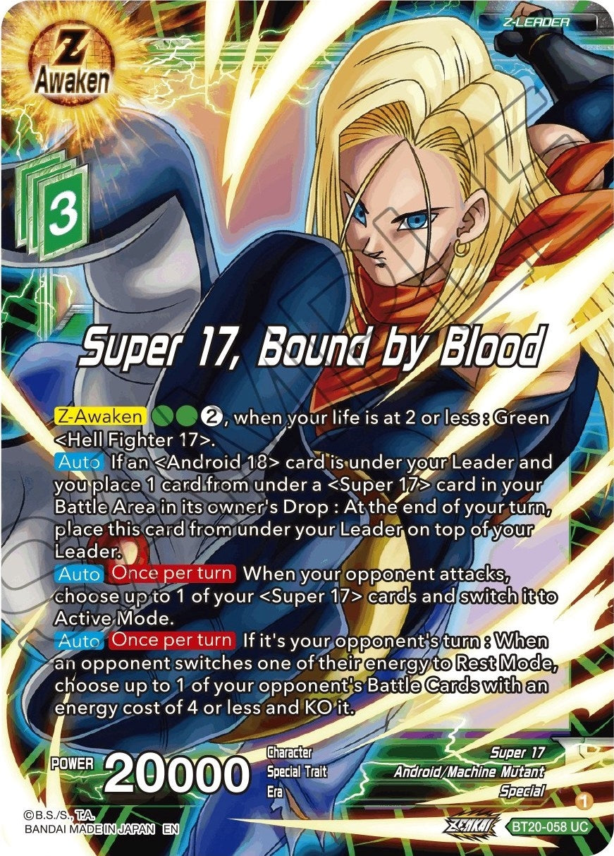 Image for Super 17, Bound by Blood - Dragon Ball Super: Masters