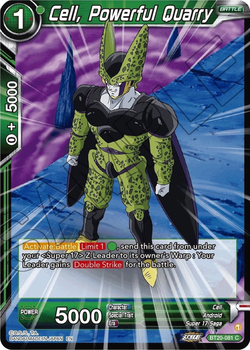 Image for Cell, Powerful Quarry - Dragon Ball Super: Masters