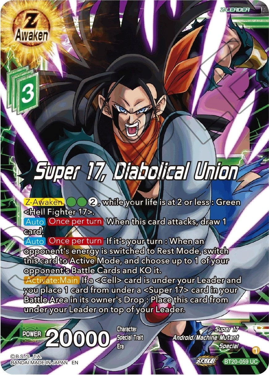Image for Super 17, Diabolical Union - Dragon Ball Super: Masters