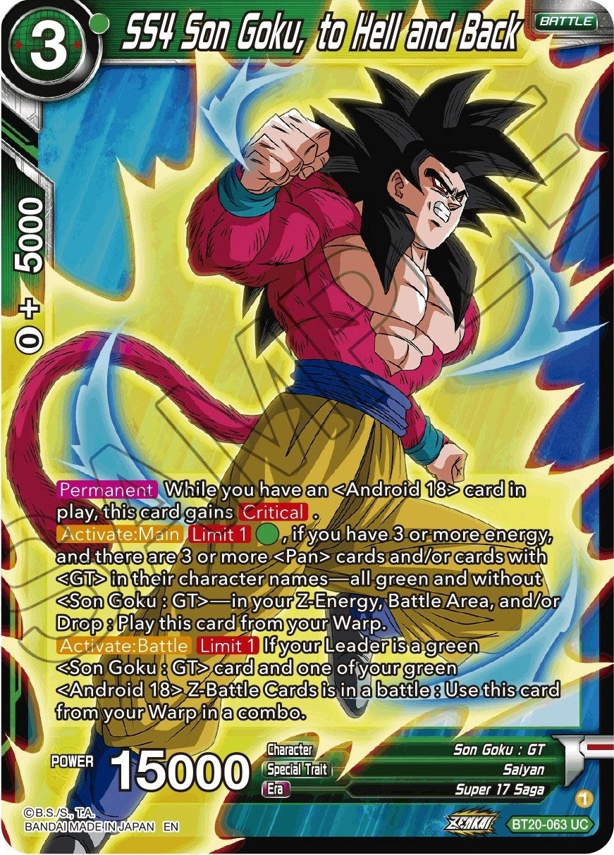 Image for SS4 Son Goku, to Hell and Back - Dragon Ball Super: Masters