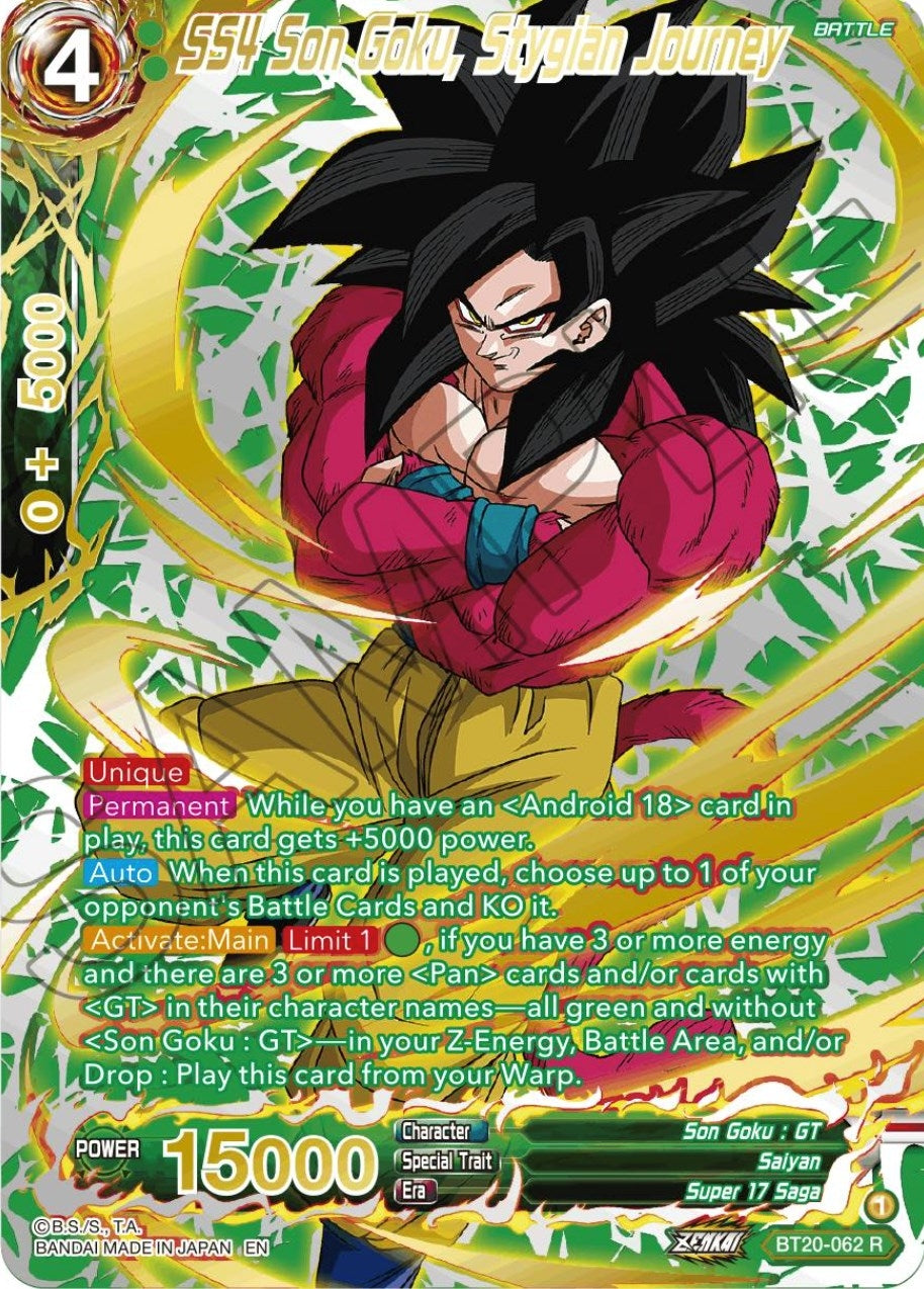 Image for SS4 Son Goku, Stygian Journey (Gold-Stamped) - Dragon Ball Super: Masters