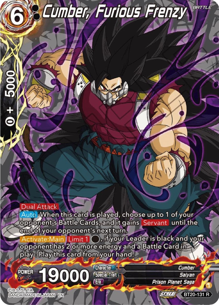 Image for Cumber, Furious Frenzy (Silver Foil) - Dragon Ball Super: Masters