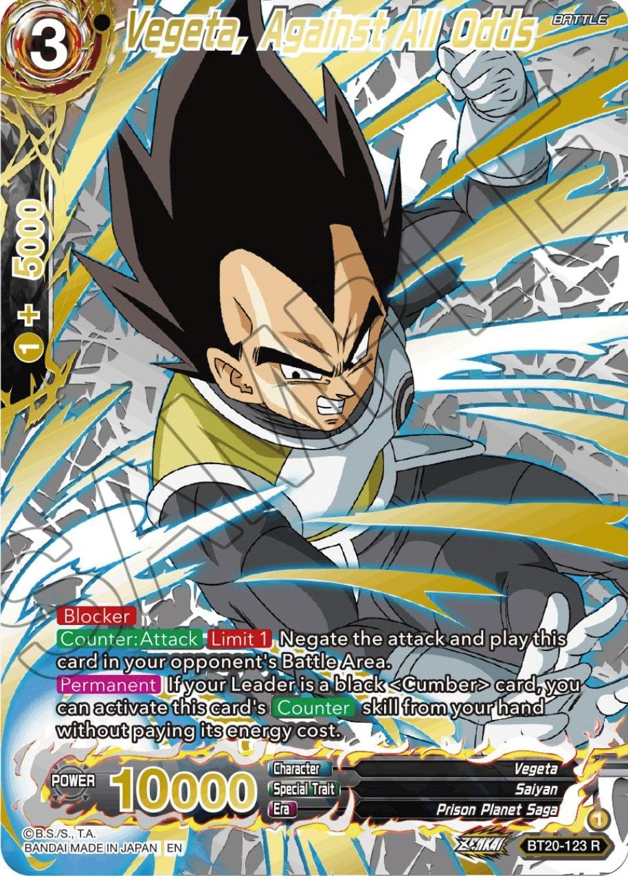Image for Vegeta, Against All Odds (Gold-Stamped) - Dragon Ball Super: Masters