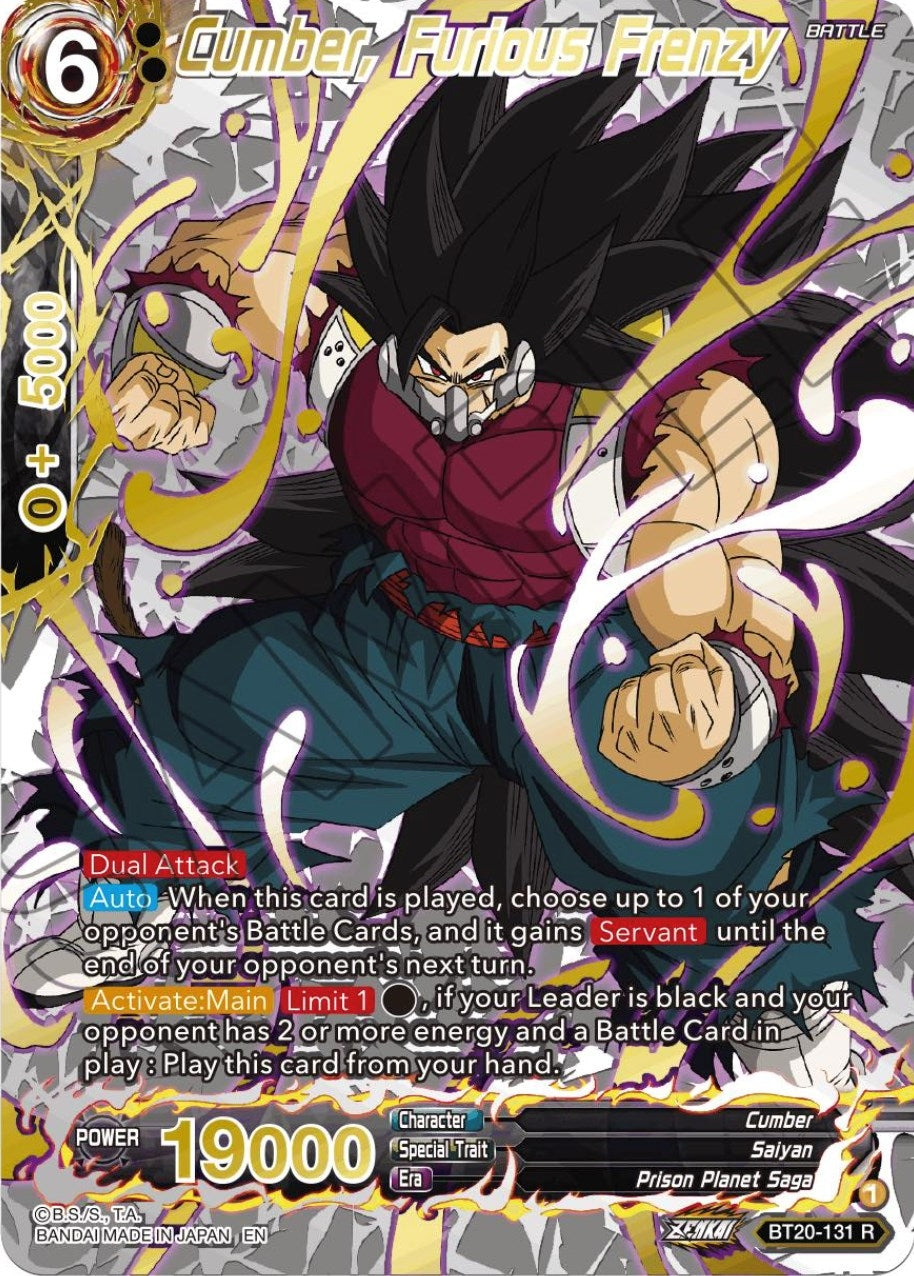 Image for Cumber, Furious Frenzy (Gold-Stamped) - Dragon Ball Super: Masters
