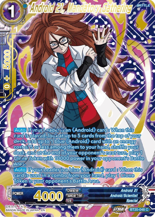 Image for Android 21, Mandatory Gathering (Gold-Stamped) - Dragon Ball Super: Masters