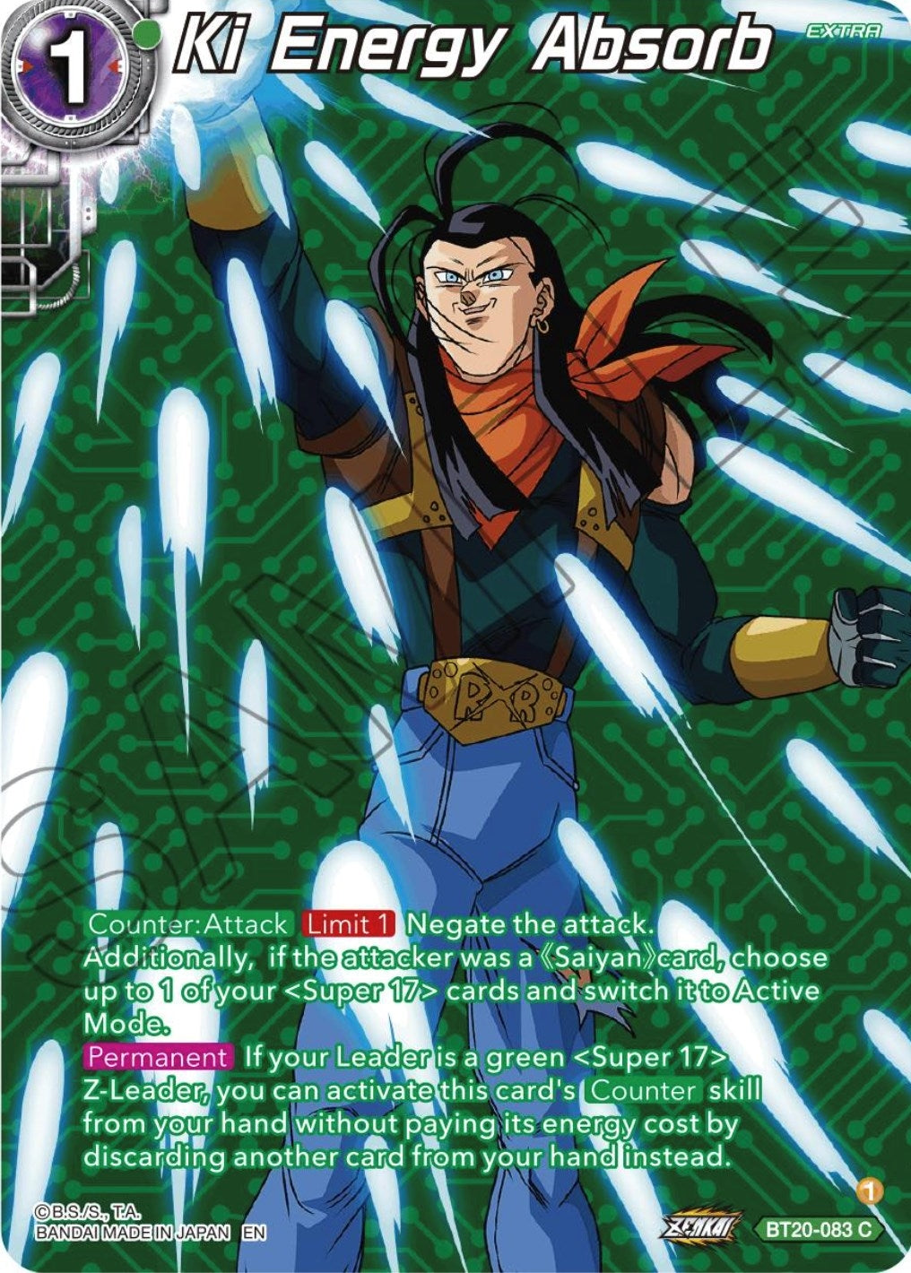 Image for Ki Energy Absorb (Silver Foil) - Dragon Ball Super: Masters