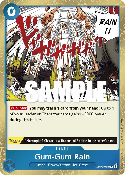 Image for Gum-Gum Rain - One Piece Card Game