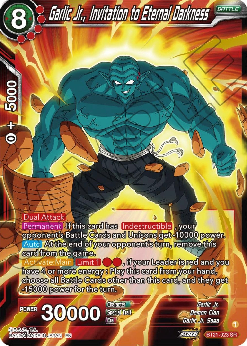 Image for Garlic Jr., Invitation to Eternal Darkness - Dragon Ball Super: Masters