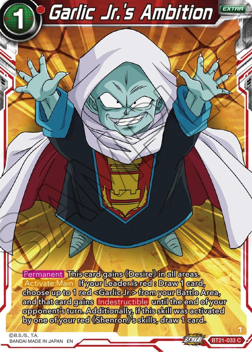 Image for Garlic Jr.'s Ambition - Dragon Ball Super: Masters