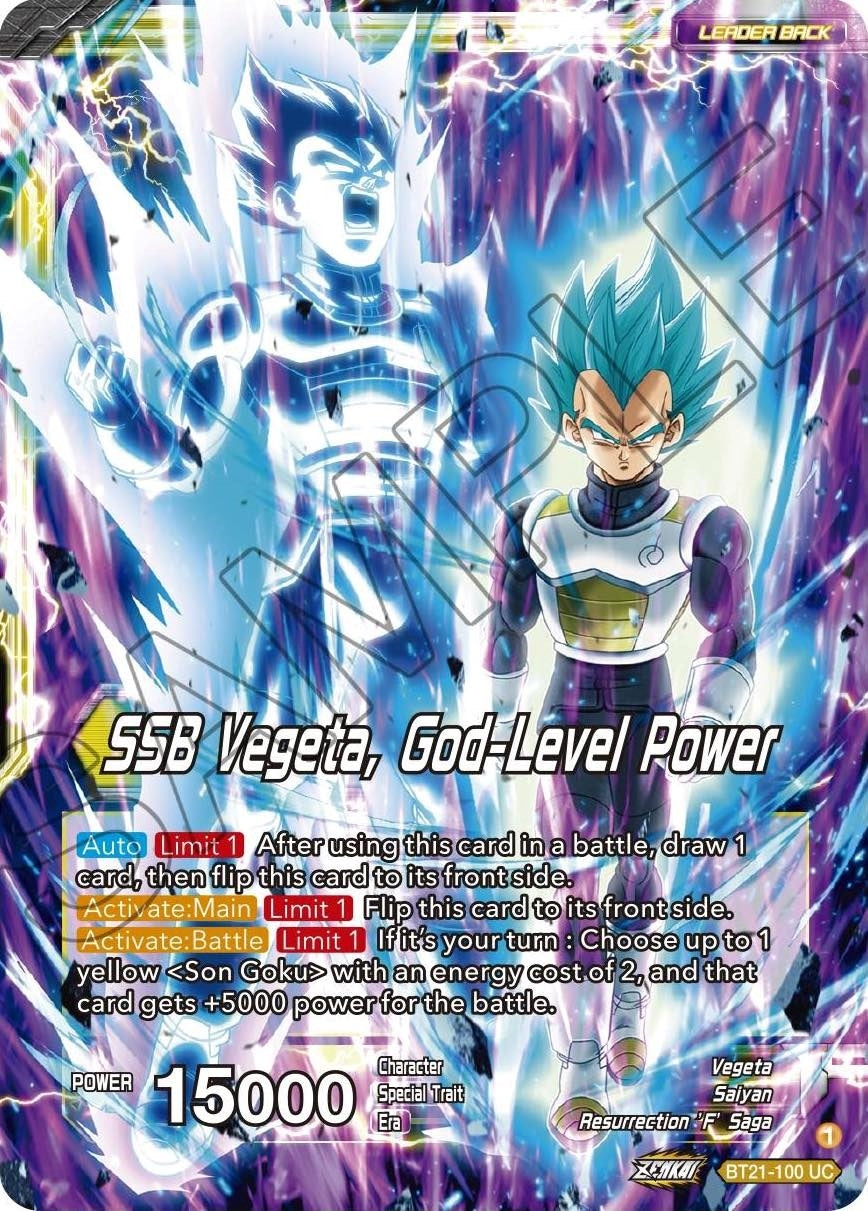 Image for SSB Son Goku // SSB Vegeta, God-Level Power - Dragon Ball Super: Masters