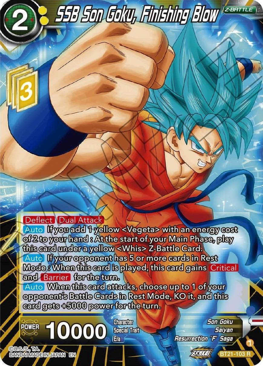 Image for SSB Son Goku, Finishing Blow - Dragon Ball Super: Masters