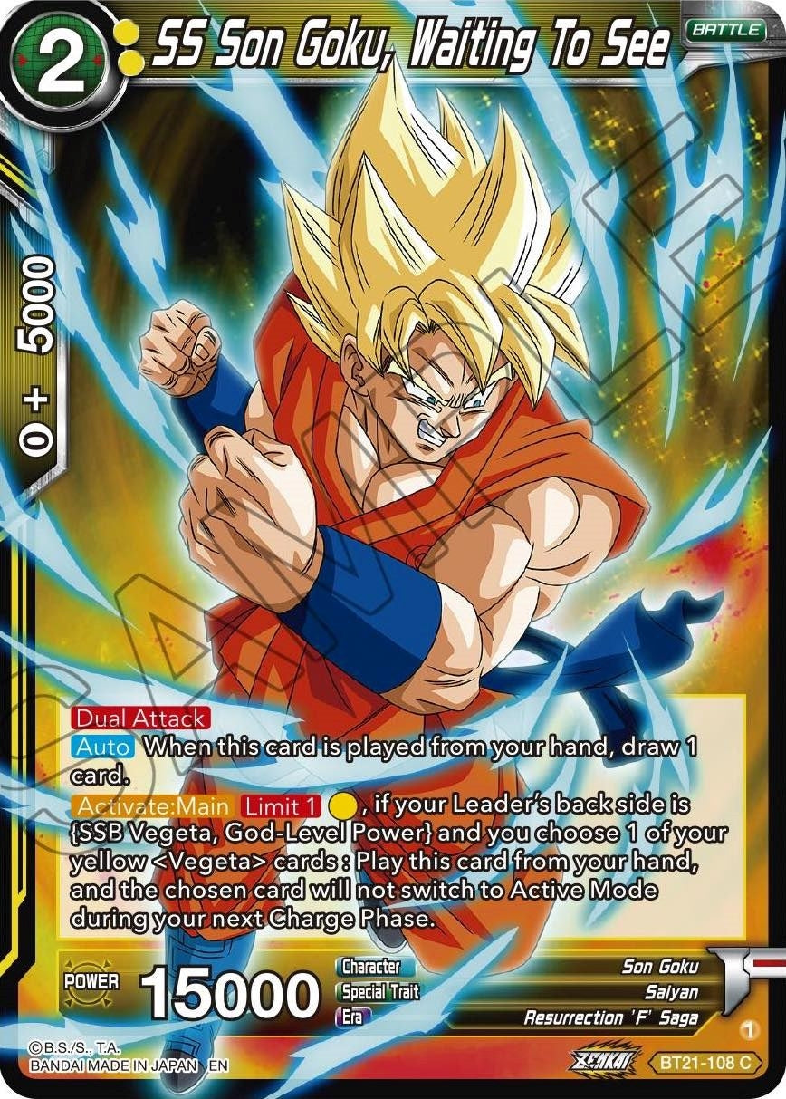 Image for SS Son Goku, Waiting To See - Dragon Ball Super: Masters
