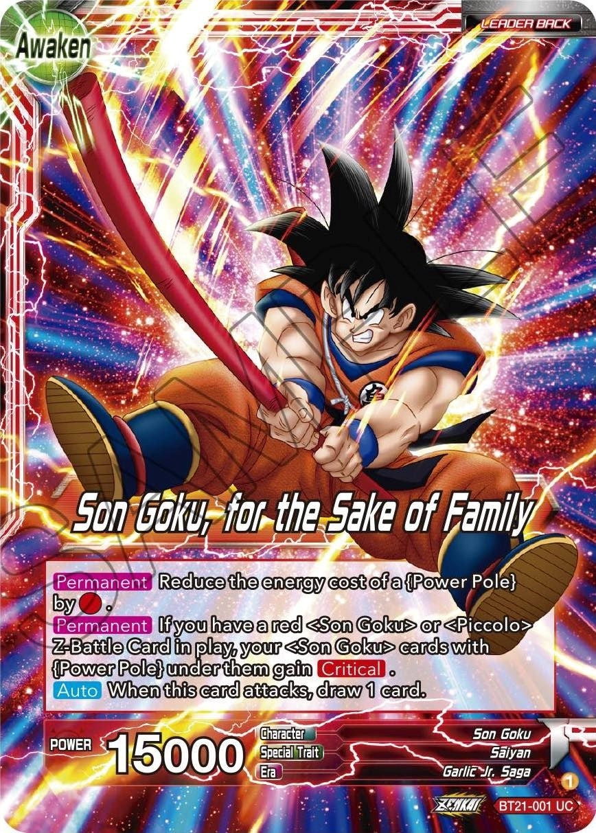 Image for Son Goku // Son Goku, for the Sake of Family - Dragon Ball Super: Masters