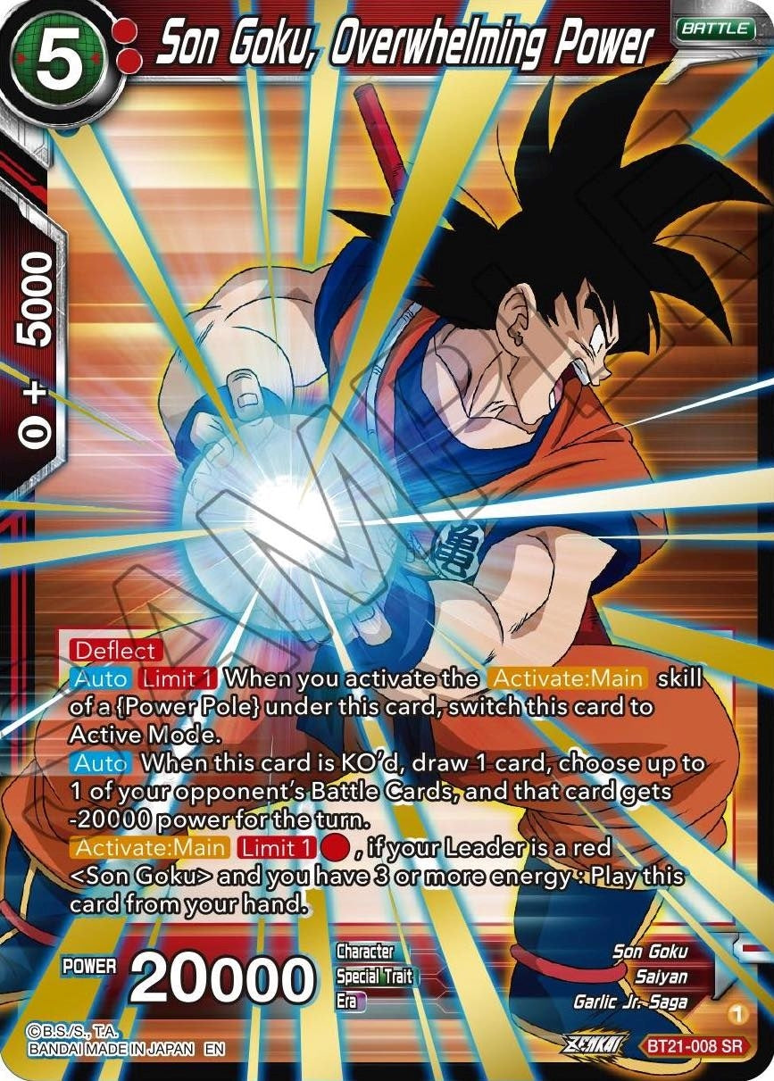 Image for Son Goku, Overwhelming Power - Dragon Ball Super: Masters