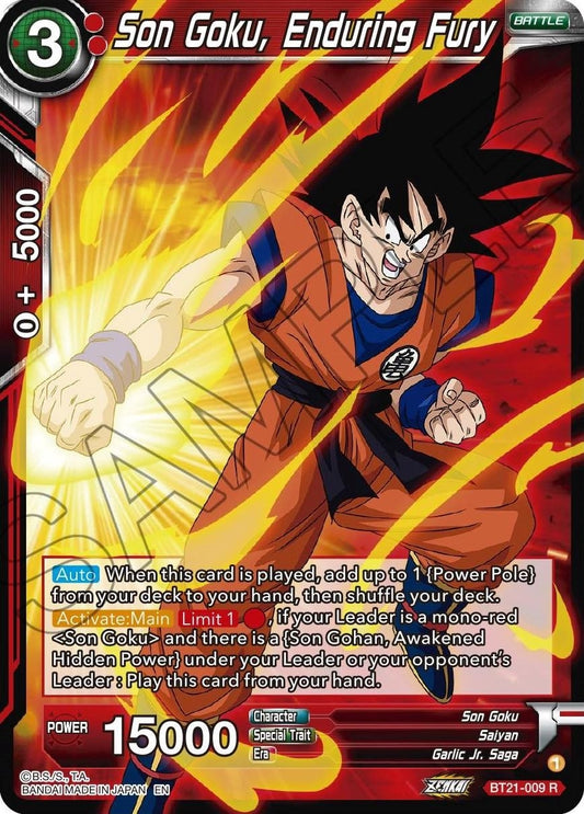 Image for Son Goku, Enduring Fury - Dragon Ball Super: Masters