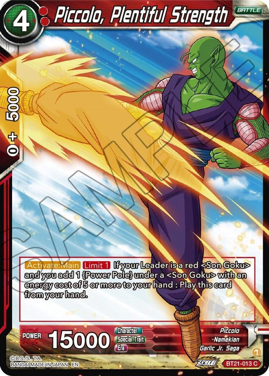 Image for Piccolo, Plentiful Strength - Dragon Ball Super: Masters