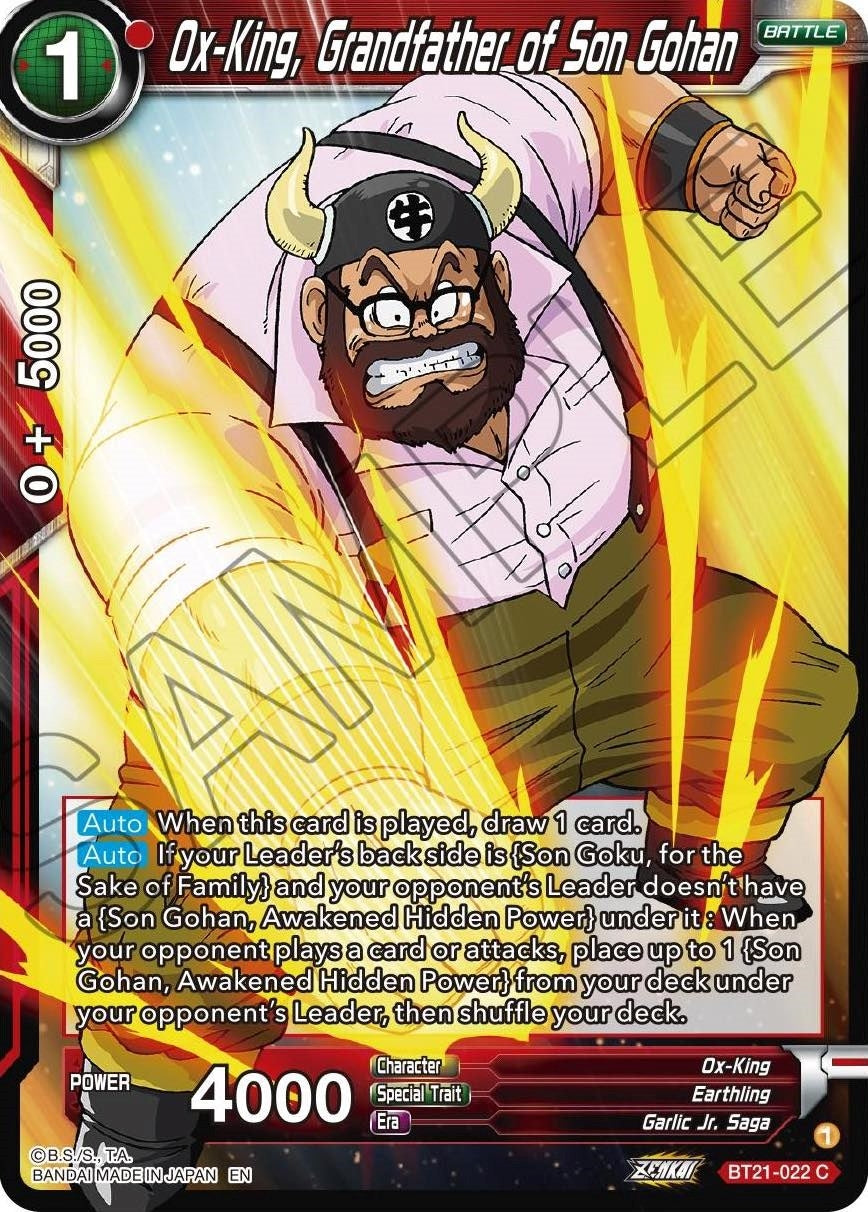 Image for Ox-King, Grandfather of Son Gohan - Dragon Ball Super: Masters