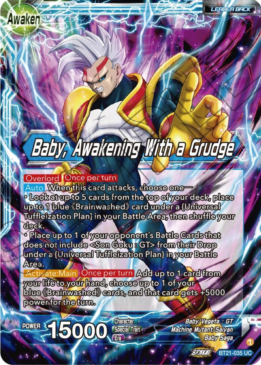 Image for Baby // Baby, Awakening With a Grudge - Dragon Ball Super: Masters