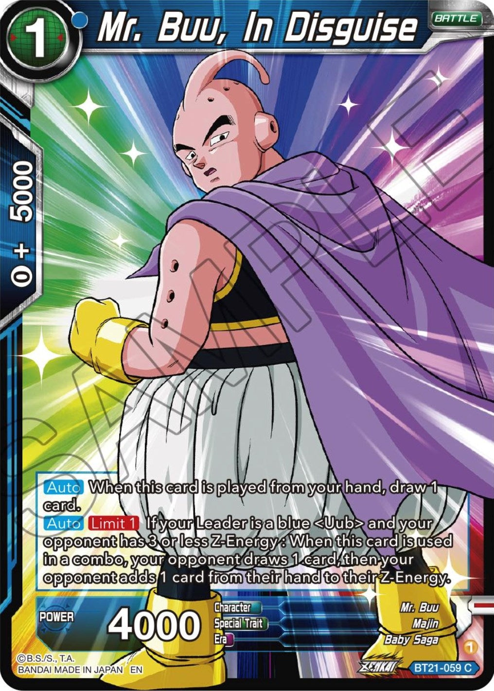 Image for Mr. Buu, In Disguise - Dragon Ball Super: Masters