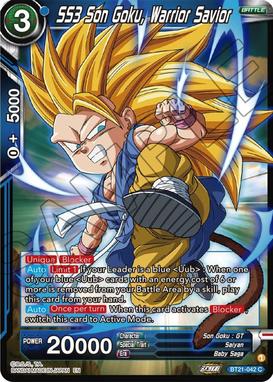 Image for SS3 Son Goku, Warrior Savior - Dragon Ball Super: Masters