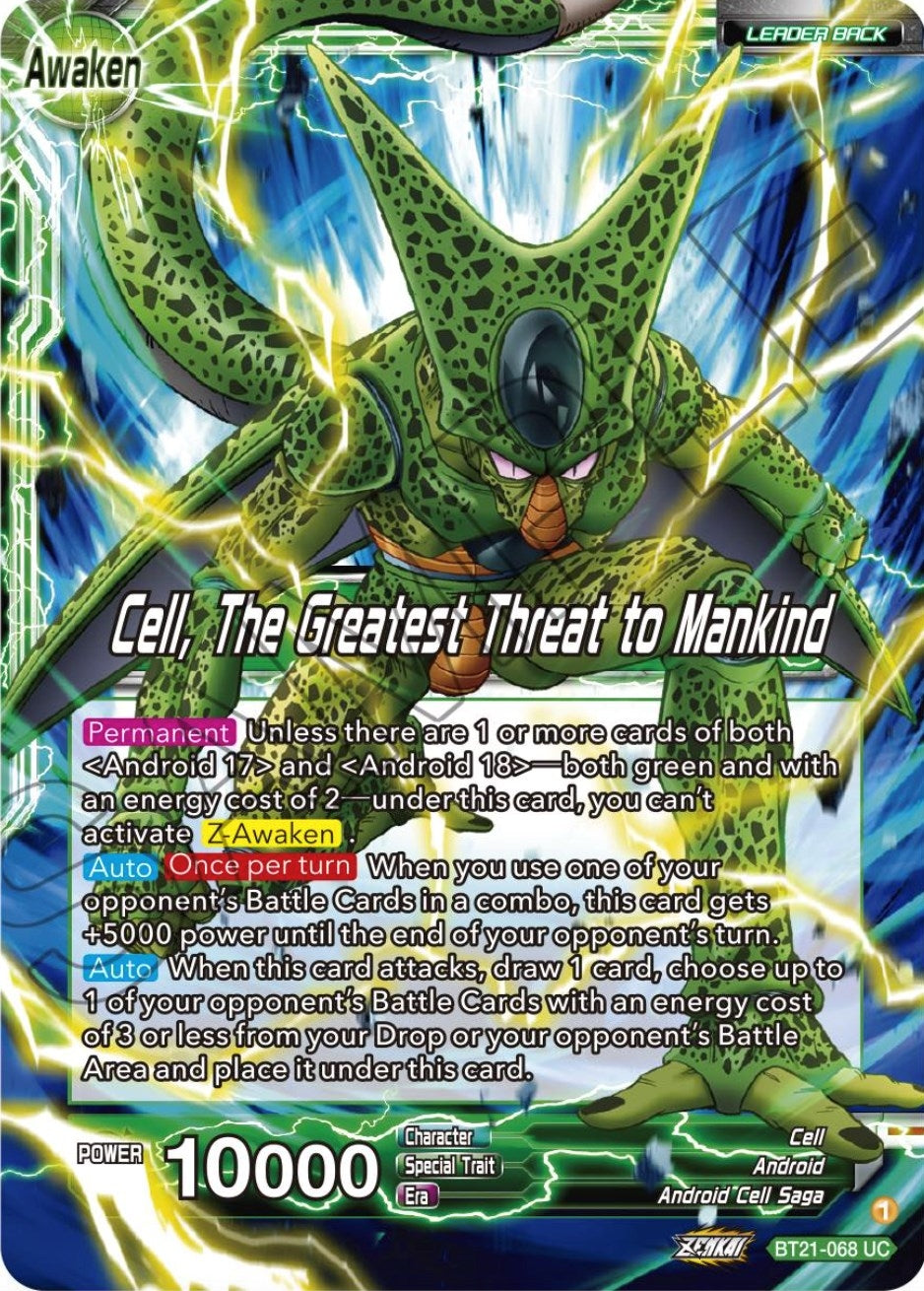 Image for Cell // Cell, The Greatest Threat to Mankind - Dragon Ball Super: Masters