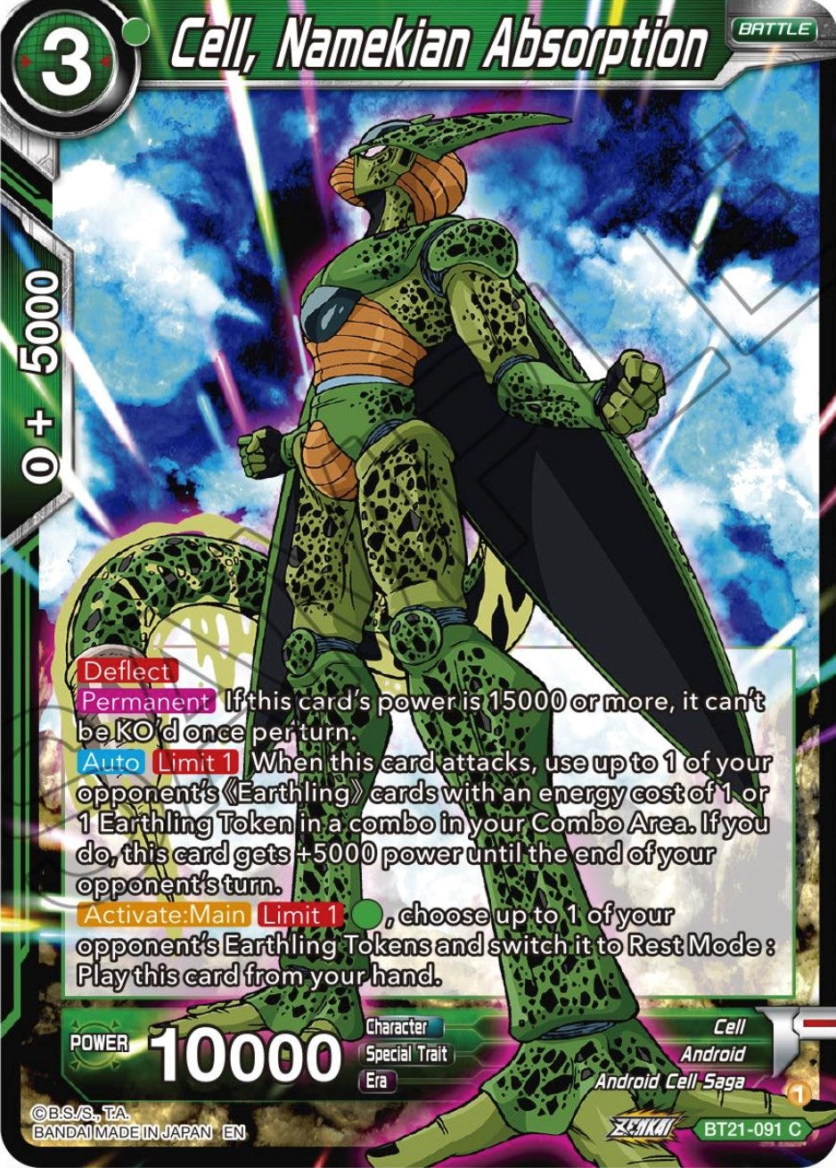 Image for Cell, Namekian Absorption - Dragon Ball Super: Masters