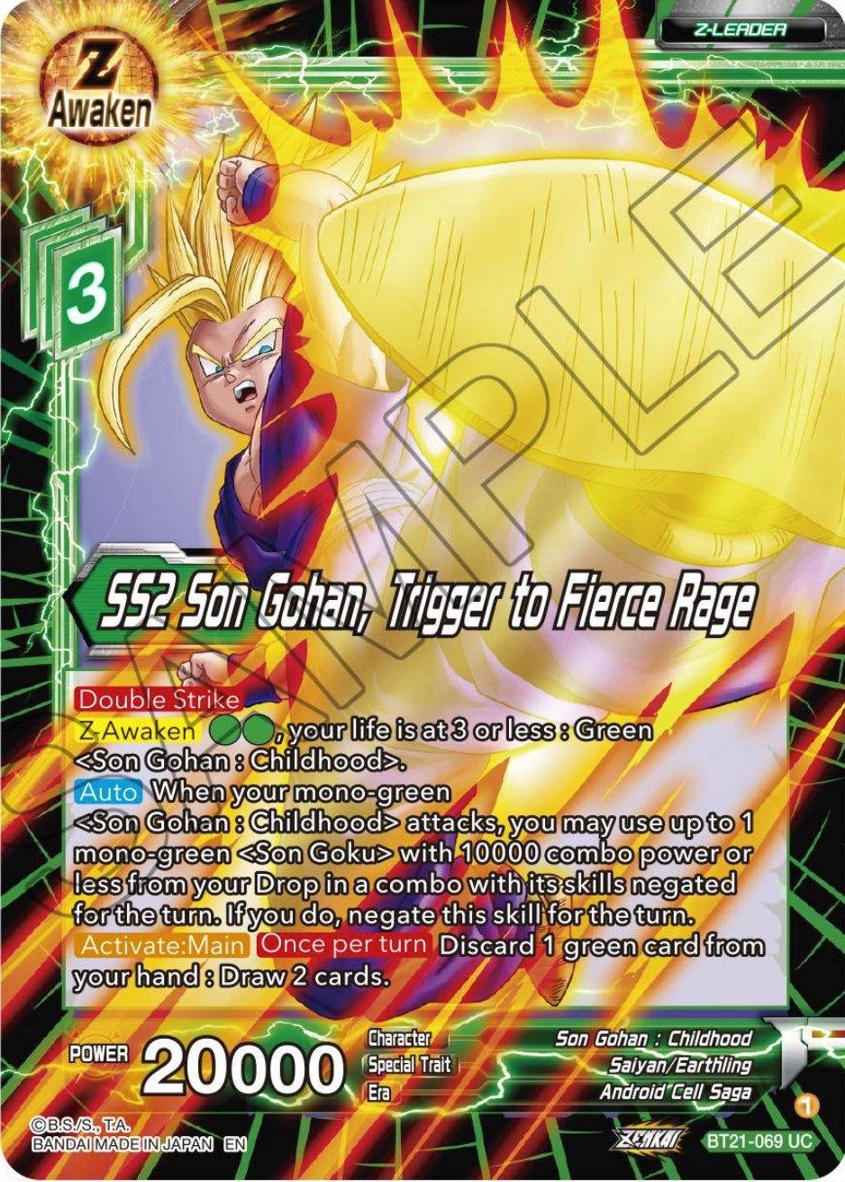 Image for SS2 Son Gohan, Trigger to Fierce Rage - Dragon Ball Super: Masters