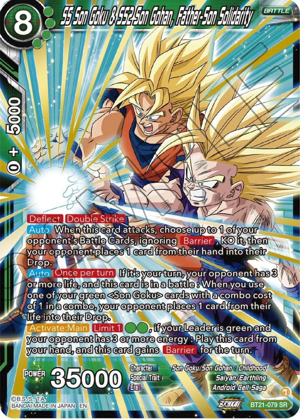 Image for SS Son Goku & SS2 Son Gohan, Father-Son Solidarity - Dragon Ball Super: Masters